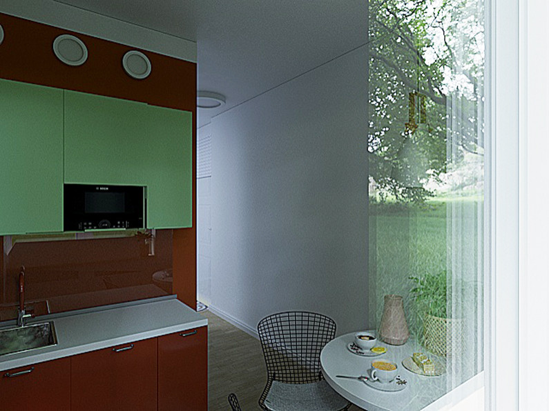 Концепция интерьера в стиле 70-x