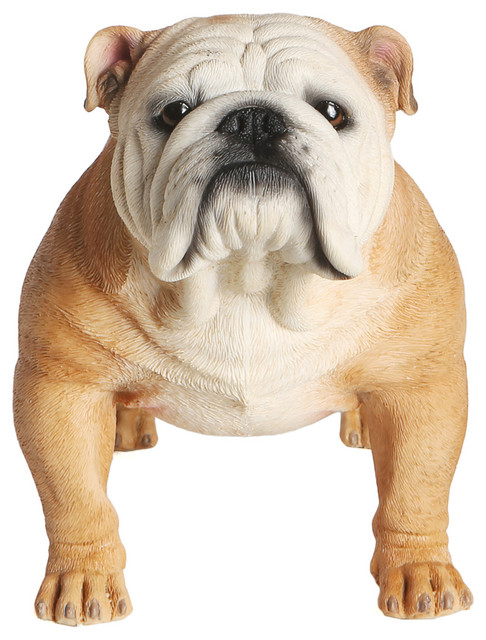 English Bulldog Statue 1:4 - Contemporary - Decorative Objects And