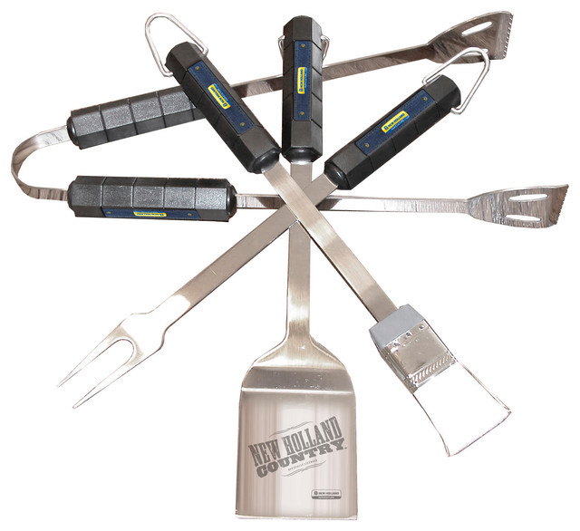 New Holland 4Piece Grill Utensil Set Contemporary Grill Tools