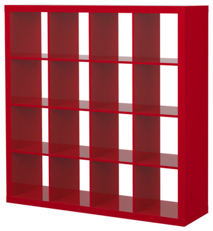 Expedit Shelving Unit, High-Gloss Red