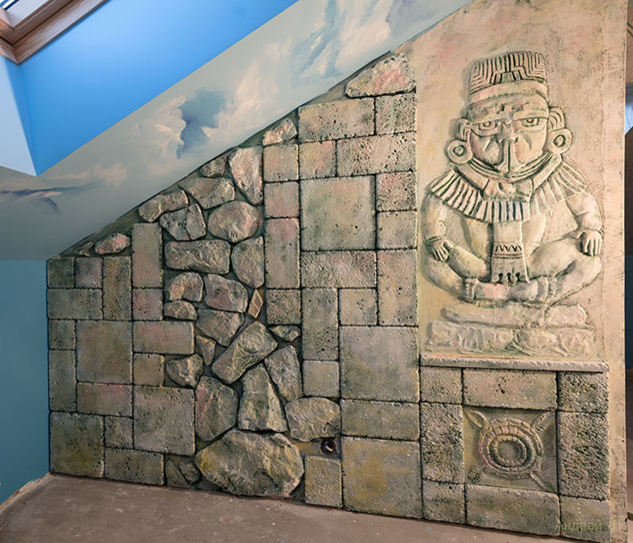 Оформление игровой комнаты по мотивам мультфильма Атлантида