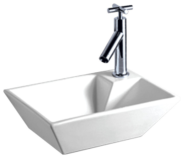 Rectangular Wall Mount Basin With Right Offset Single Faucet Hole White Contemporary Bathroom Sinks By Parma Home - Miseno Mno1713ru Undermount 17 X 13 Bathroom Sink With Integrated Overflow Rectangular Wall Mount Basin With Right Offset Single Faucet Hole White Contemporary Bathroom Sinks By Parma Home - Miseno Mno1713ru Undermount 17 X 13 Bathroom Sink With Integrated Overflow