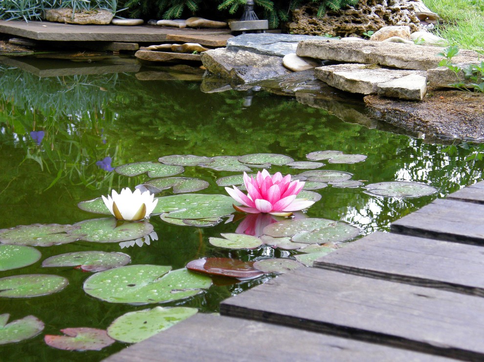Вода в саду. Наши работы прошлых лет.