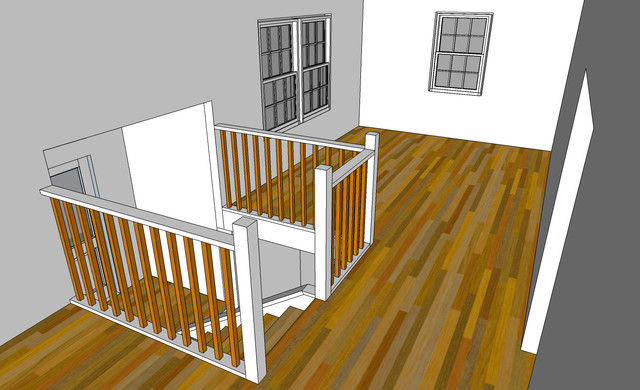 Spencer Split-Level Entry contemporary-rendering