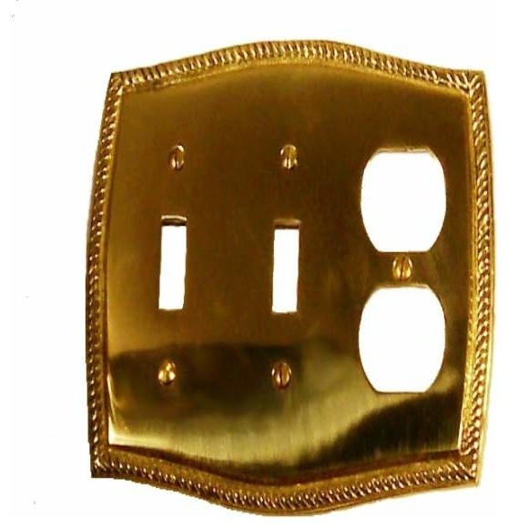 Rope Switch Plate, Polished Brass Switch Plates And Outlet Covers