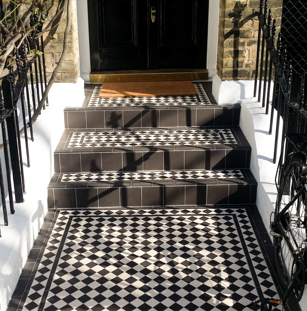 Traditional entryway in London.