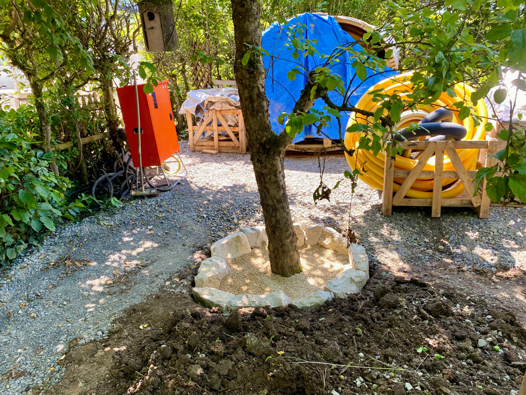 Gesamte Gartenanlage
