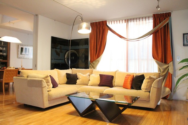 modern oriental atmosphere eclectique-salon
