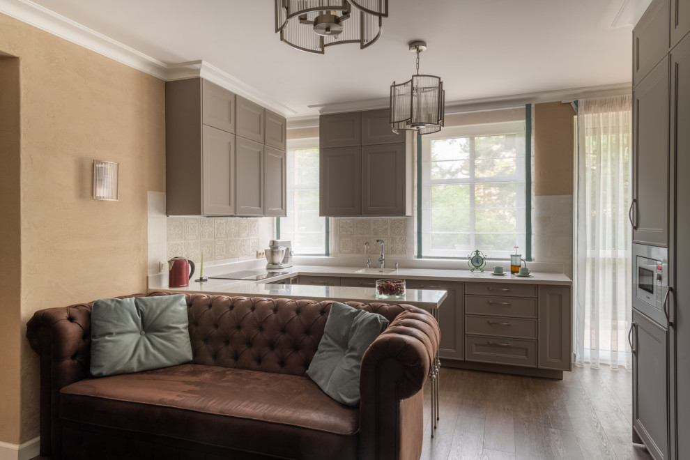 Глиняная штукатурка и американская классика