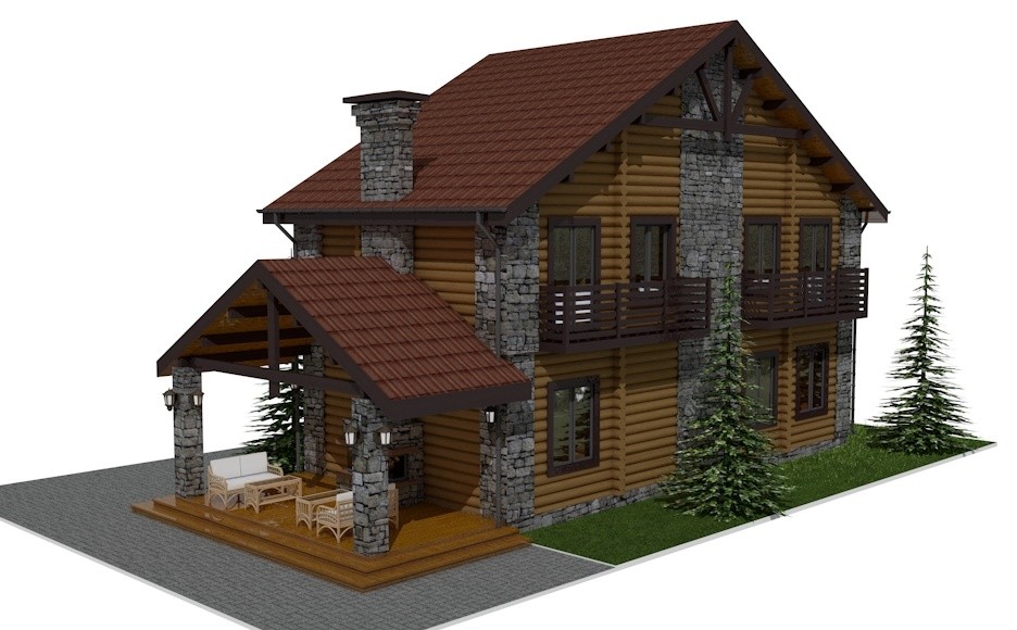 Гостевой двухэтажный дом в п.Терву, респ.Карелия