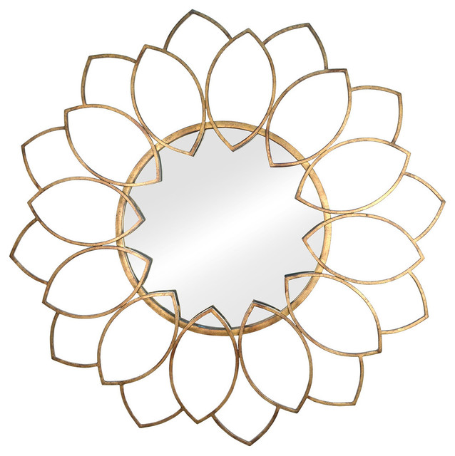 Stratton Home Decor Alexandra Wall Mirror Contemporary Wall Mirrors