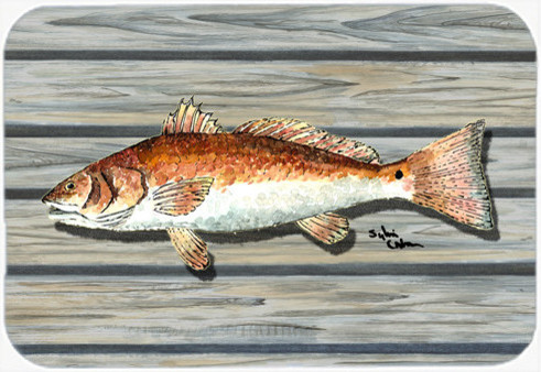 Fish Red Fish Kitchen/Bath Mat, 24"x36"