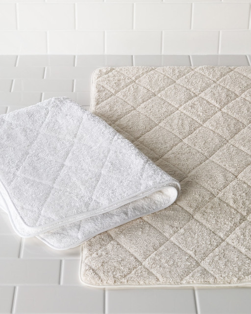 Cairo Quilted Tub Mat - IVORY