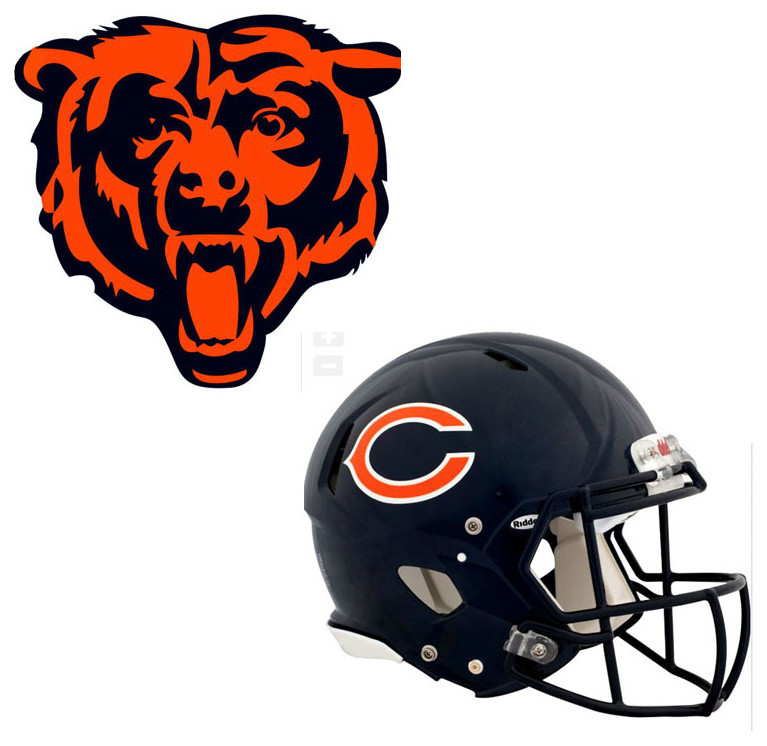 NFL Chicago Bears Wall Graphics 4pc Teammate Sticker Set