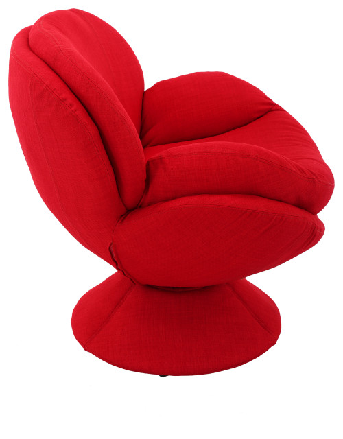 Mac Motion Relax R Relax-R Port Leisure Accent Chair, Red Fabric - Contemporary ...