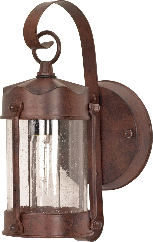 Nuvo 1-Light Incandescent Outdoor Light Fixture, Old Bronze