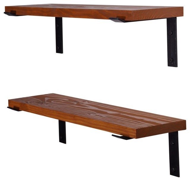 Heavy Duty Shelves Set Of 2 Transitional Display And Heavy Duty Shelves Set Of 2 Transitional Display And Wall By Dakoda Love