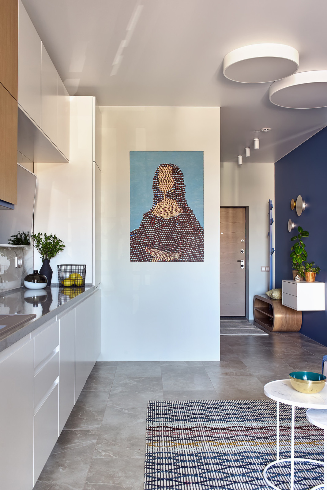 Маленькая квартира с морскими мотивами в Москве