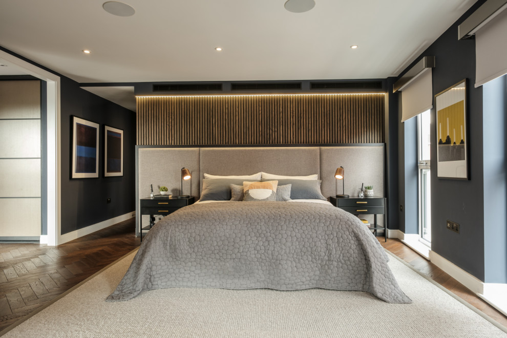 Old Street - Penthouse Refurbishment - Contemporary - Bedroom - London ...