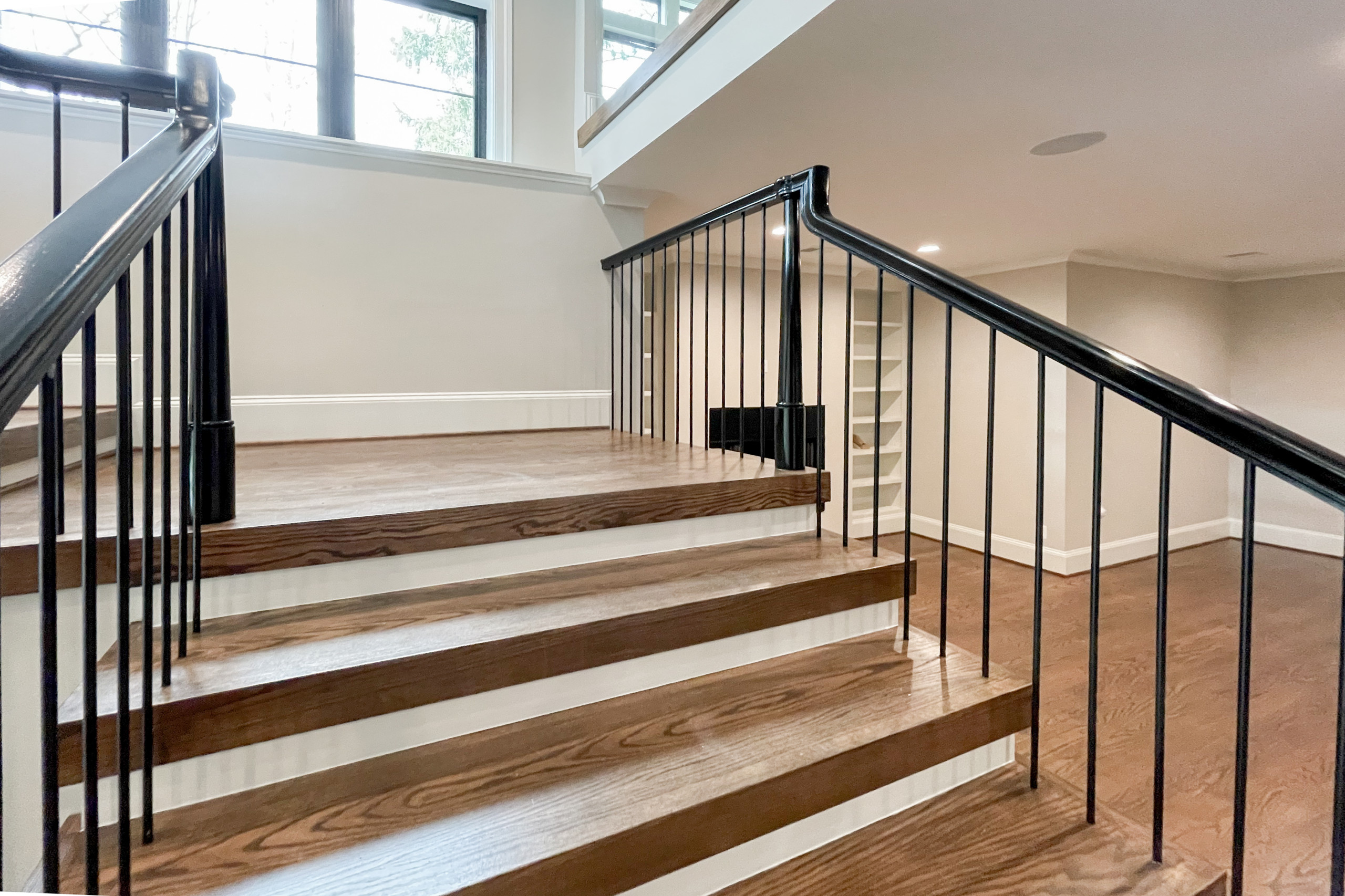89_Eclectic and Edguy Staircase in French Contemporary Residence, McLean VA 2210