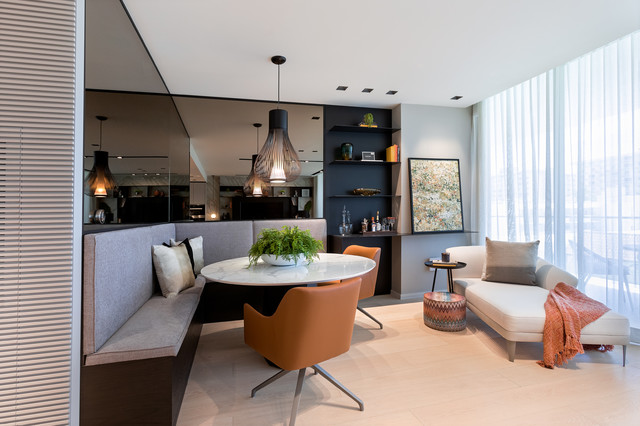 300 Collins contemporary-dining-room