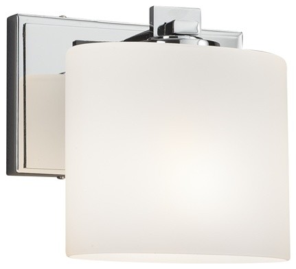 Justice Designs Fusion Era ADA 1-LT Wall Sconce - Polished Chrome