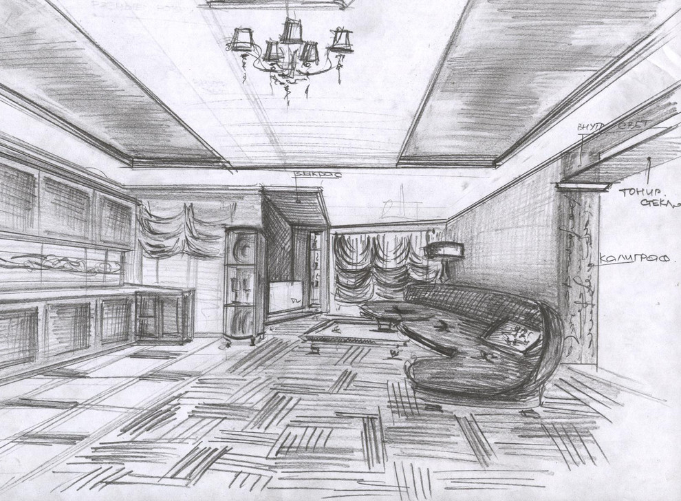 ручная графика, когда нет компютера под рукой