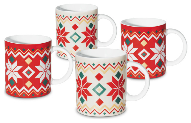 Gift-Boxed Mugs, Set of 4