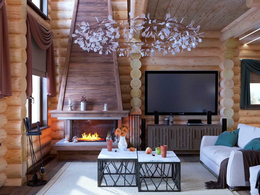 Интерьер сруба