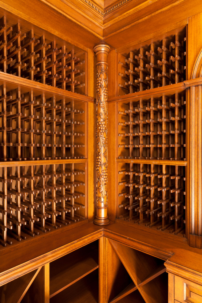 Custom wine cellar NJ. Traditional Wine Cellar New York by WL