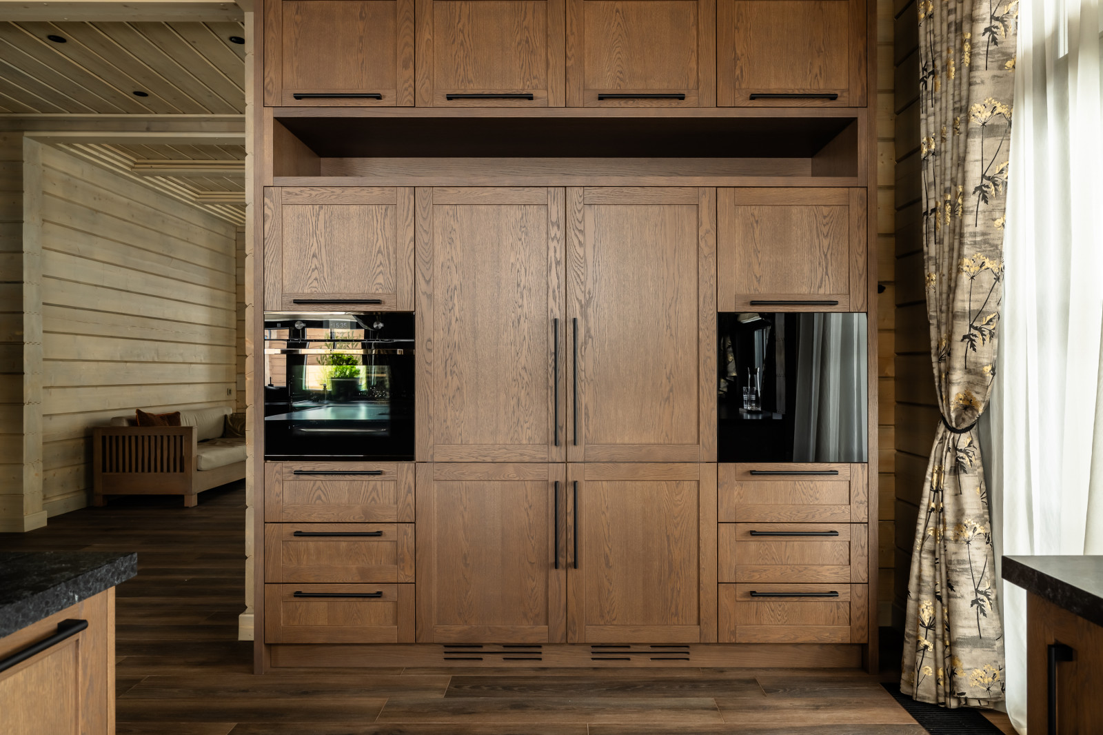 Кухня из массива дуба