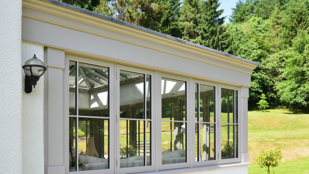 Large country sunroom in Devon.