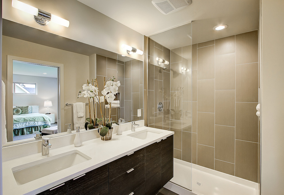 Inspiration for a transitional bathroom remodel in Seattle