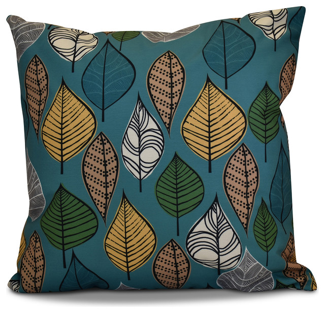 Autumn Leaves Contemporary Outdoor Cushions And Pillows by E by