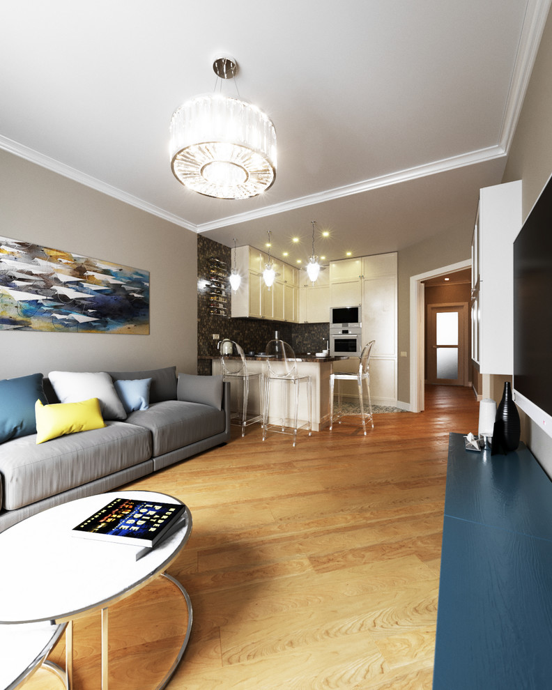 Квартира 67 м2 неоклассика