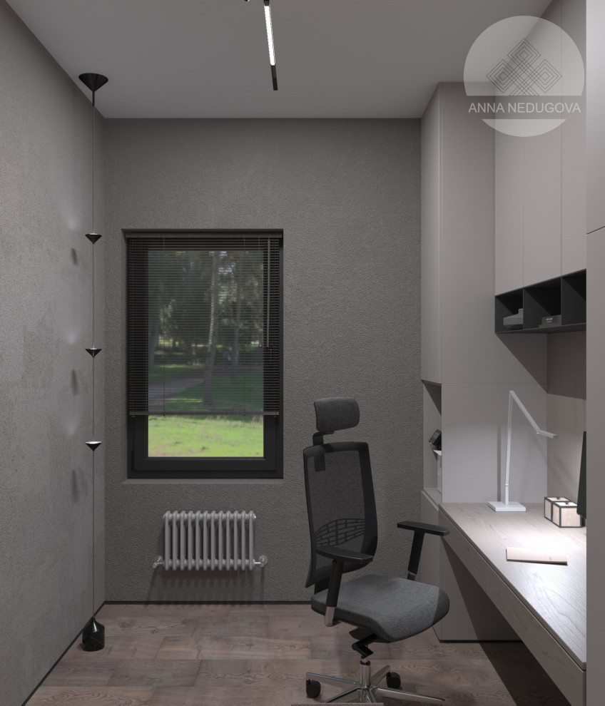 Дизайн проект загородного дома, д. Жаворонки, Московская область.