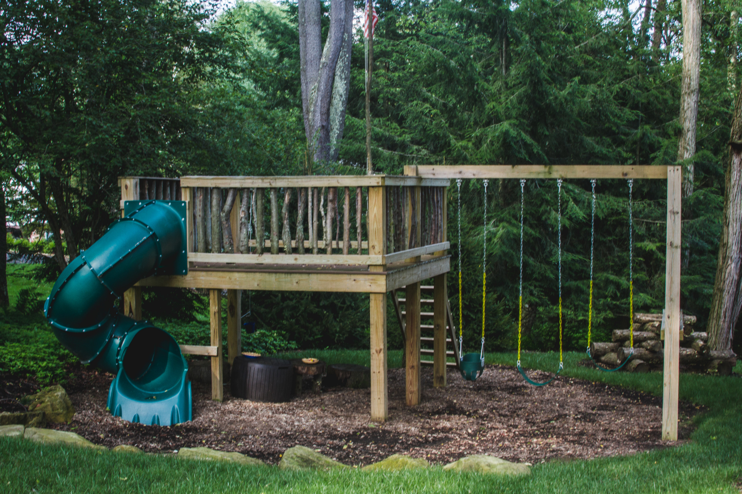 Rustic Backyard Playground