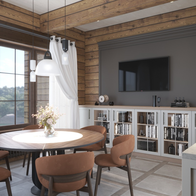 Дом деревянный