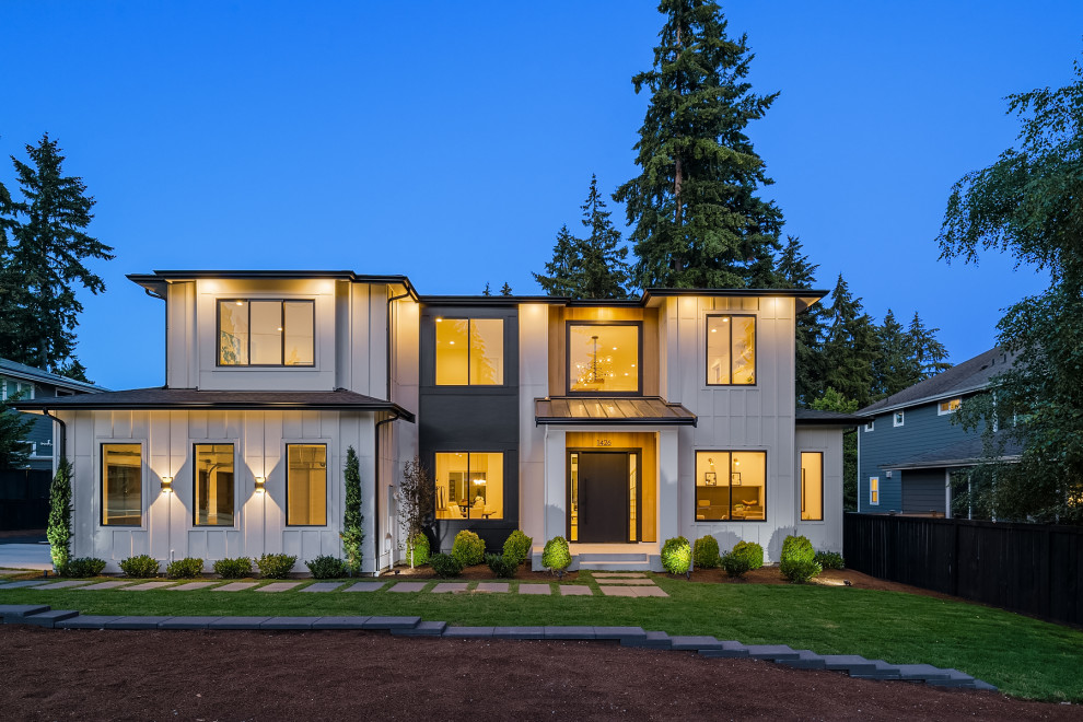 Bellevue Contemporary Contemporary Exterior Seattle by Baluco Houzz