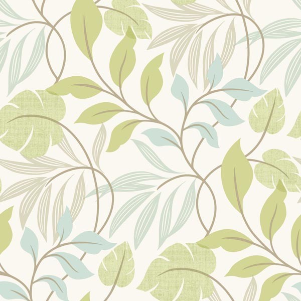 Eden Green Modern Leaf Trail Wallpaper Contemporary Eden Green Modern Leaf Trail Wallpaper Contemporary By Brewster Home Fashions