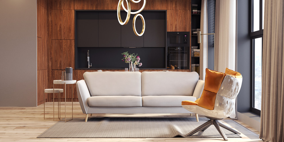 Интерьер квартиры 92 м2 в Екатеринбурге