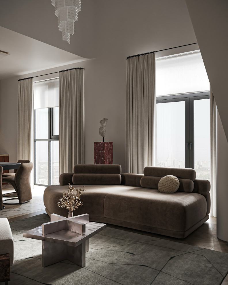 Двухуровневая квартира в Москве