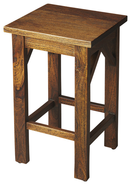 Hubbard Solid Wood Backless Bar Stool Stools And Counter Hubbard Solid Wood Backless Bar Stool