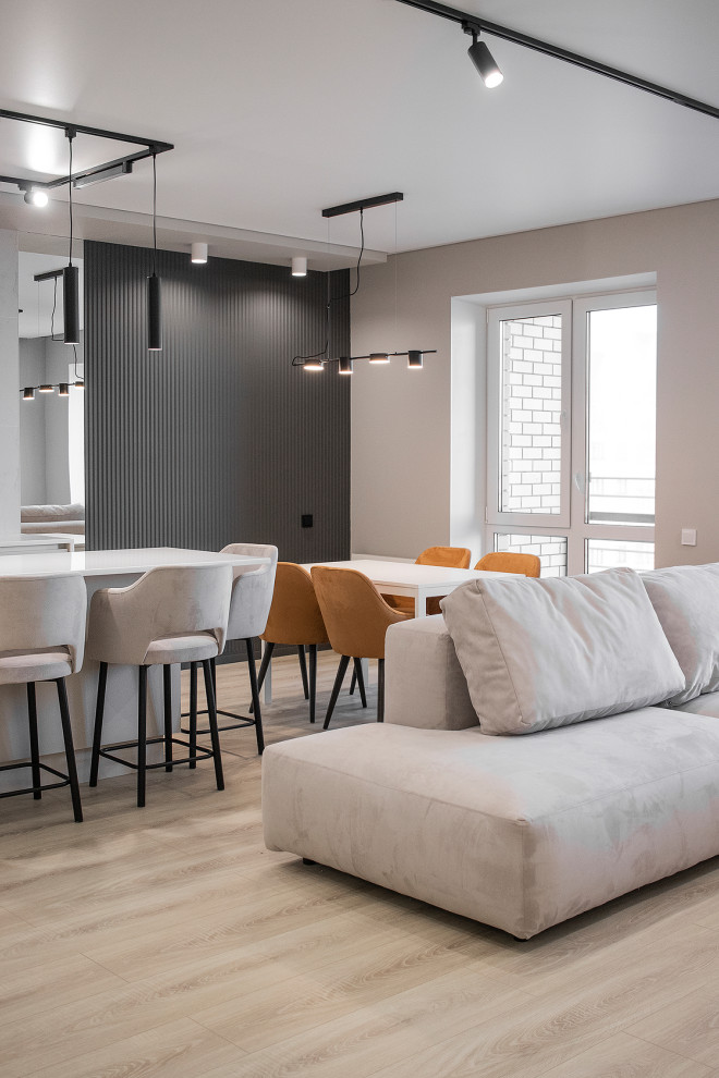 Кухня-гостиная в ЖК Правобережный