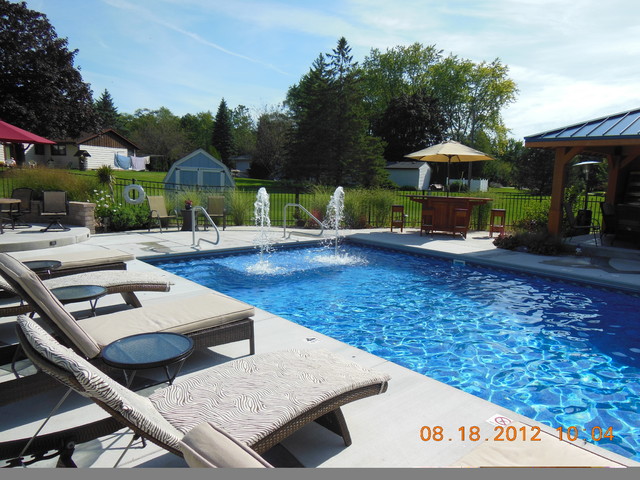 WRA Residential Landscaping Over $60,000 Gold Award Winner contemporary-swimming-pool-and-hot-tub