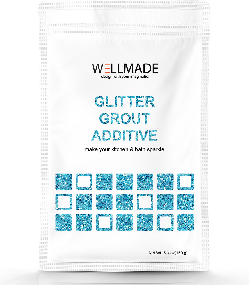 Sea Blue Glitter Grout Additive 5.3oz/150g/bag Contemporary Paint