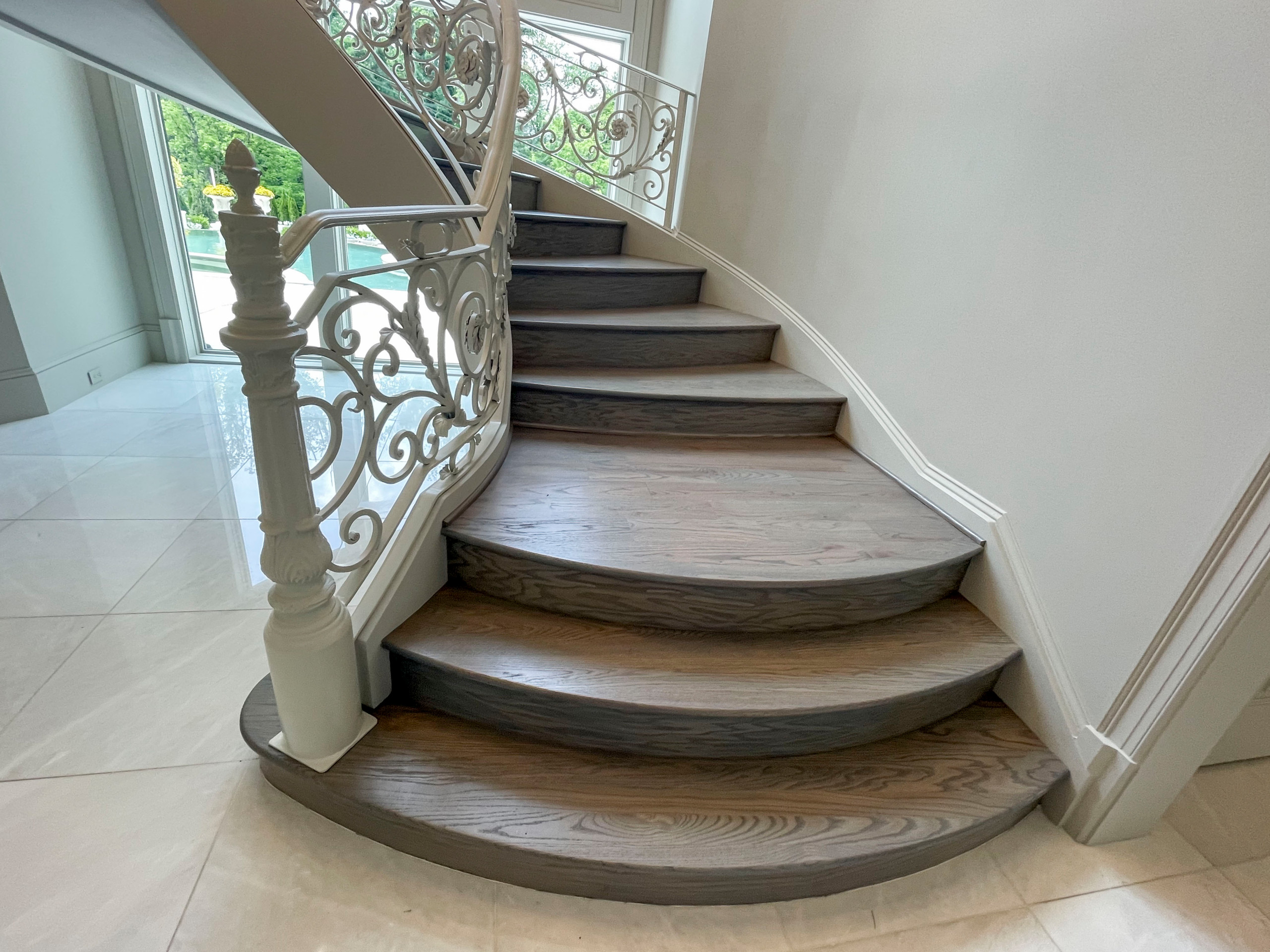 104_Curved Staircases in 18th Century French Inspired Mansion, Mclean VA 22101
