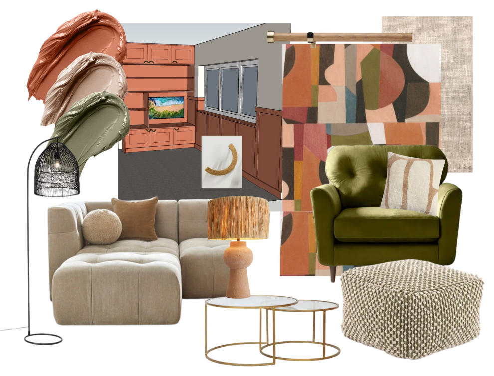 Progress on Coach House - Living Room