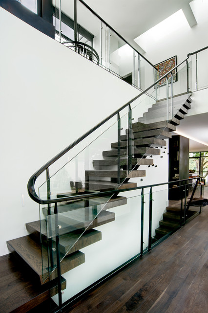Entry Staircase contemporaneo-escalera