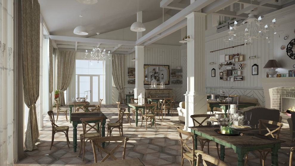 Ёлки интерьеры ресторана